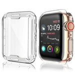 Watch Cover case For Apple Watch series 6 5 4 3 2 1 case 42mm 38m 40mm 44mm Slim TPU case Screen Protector for iWatch 6 5 4 44mm
