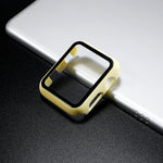 cover For Apple Watch case 44mm 40mm iWatch 42mm 38mm bumper Tempered Glass 44 42 38 42 mm for apple watch series 4 3 5 SE 6